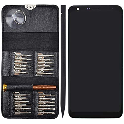 Image of LCD Display Touch Digitizer Screen Assembly with Border Replacement for LG Stylo 5 LM-Q720 Aurora Black