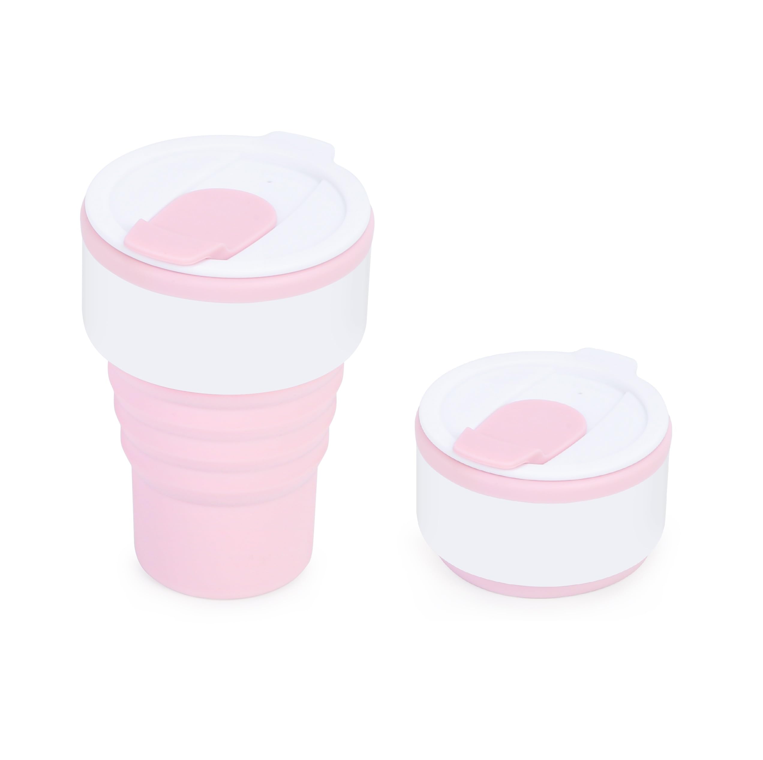 EYQ Collapsible Coffee Cup 375 ml, Silicone Foldable 12oz Coffee Mug