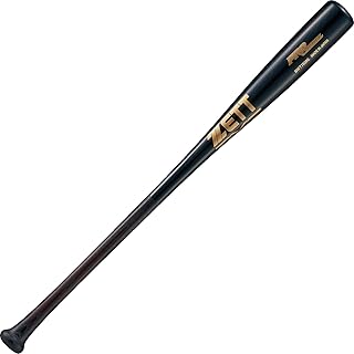 ZETT BWT75380 Soft Baseball Bat, Pro Model, Wood, 31.5 inches (80 cm), 22.3 oz (650 g) Average, Red x Black (6319MO), Made in Japan