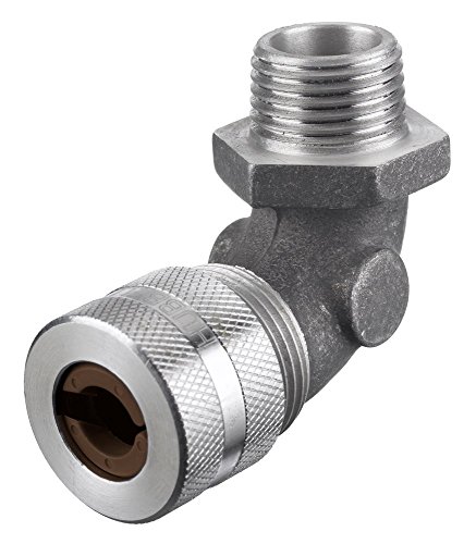 Hubbell NHC1024 Kellems Wire Management Cord Connectors, 90 Degree Male, Aluminum, 1/2