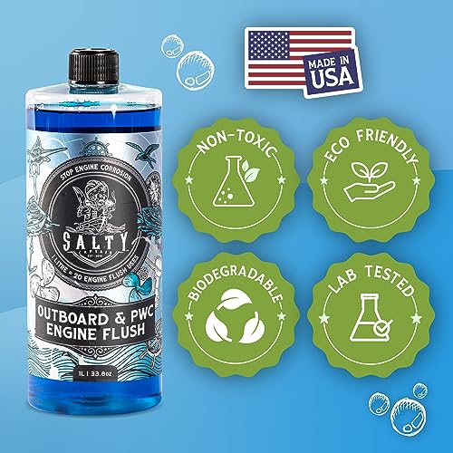 image for SALTY CAPTAIN EST - 2019 Salty Captain Marine Engine Flush – Anti-Co