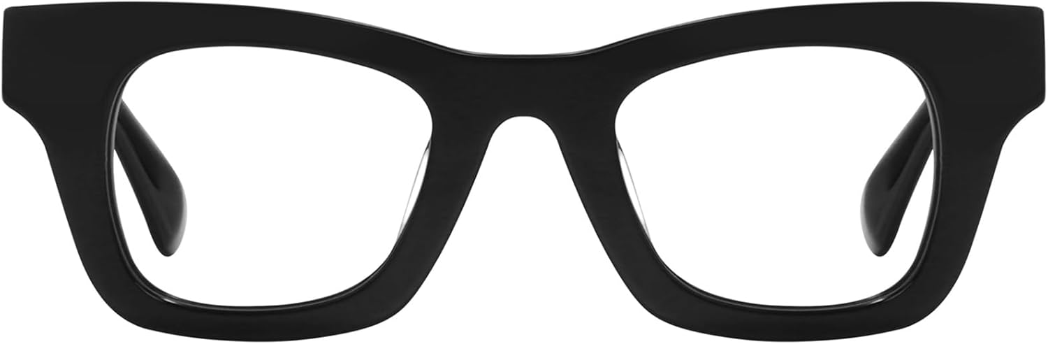 FYTOO Fashion Reading Glasses for Women Men Square Readers Blue Light Blocking Eyeglasses Anti UV/Eye Strain Joule FT1427