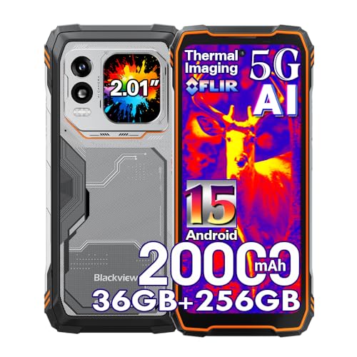 Blackview Xplore 1 Pro Teléfono Movil Resistente con Termográfica Cámara, 36GB+256GB/2TB, 6.78