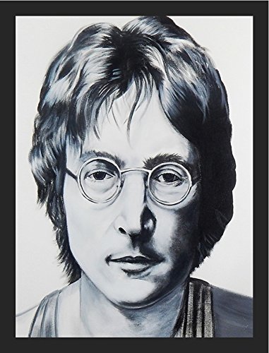 Amazon.com: Framed John Lennon by Ed Capeau 10x8 Art Print Poster