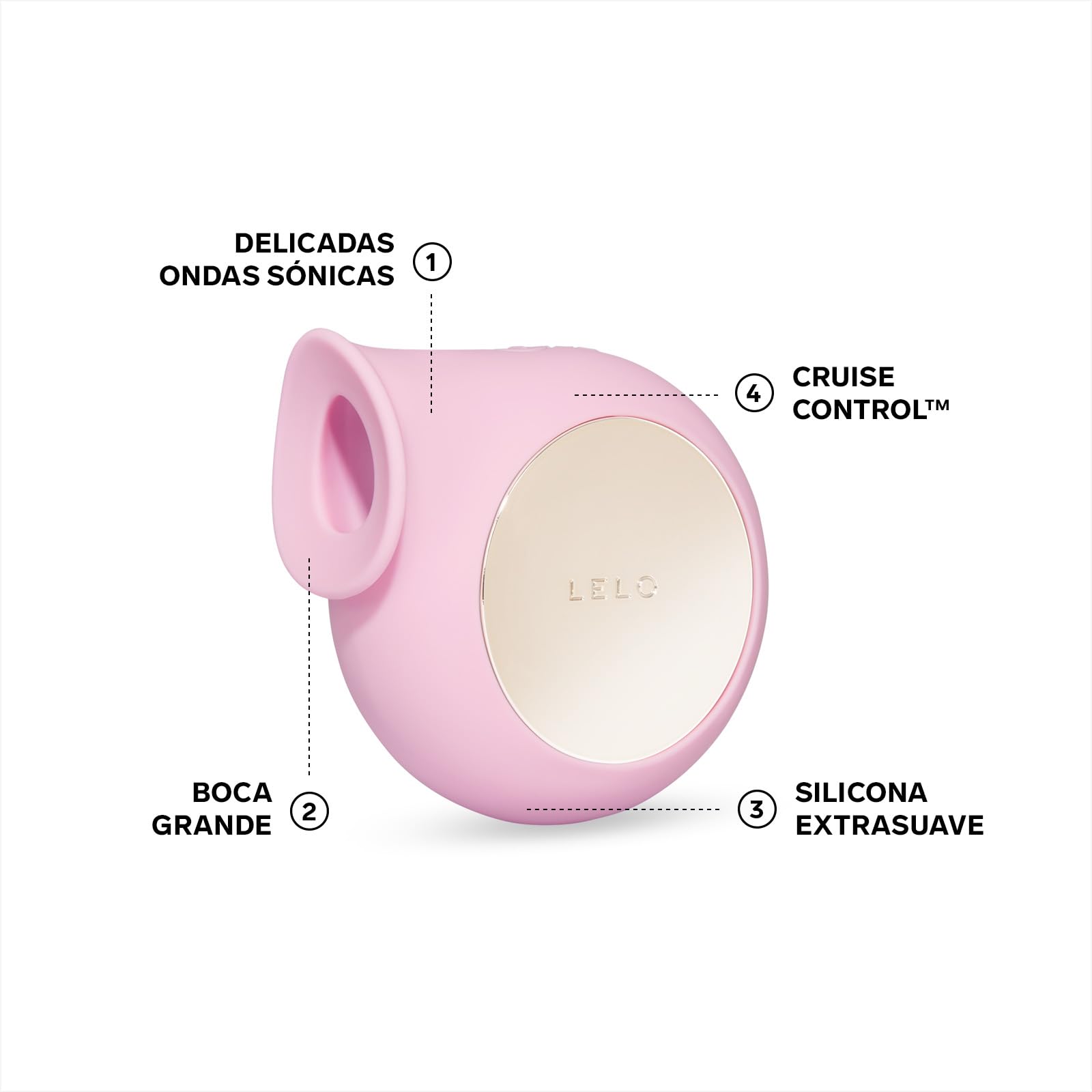 LELO SILA Cruise Estimulador de clítoris, con un diseño resistente al agua, 8 modos de vibración y la tecnología exclusiva Cruise Control para ofrecerte un placer sin límites (Pink)