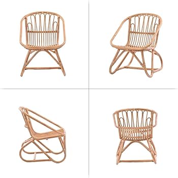 Amazon.co.jp: KAGLAB ラタンチェア パーソナルチェア 籐家具 アジアン