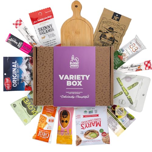 Product Image of the Premium Charcuterie Board Gift BoxCrackersCheeseDried Fruits & Beef JerkyGreat for Camping and Date Nights!