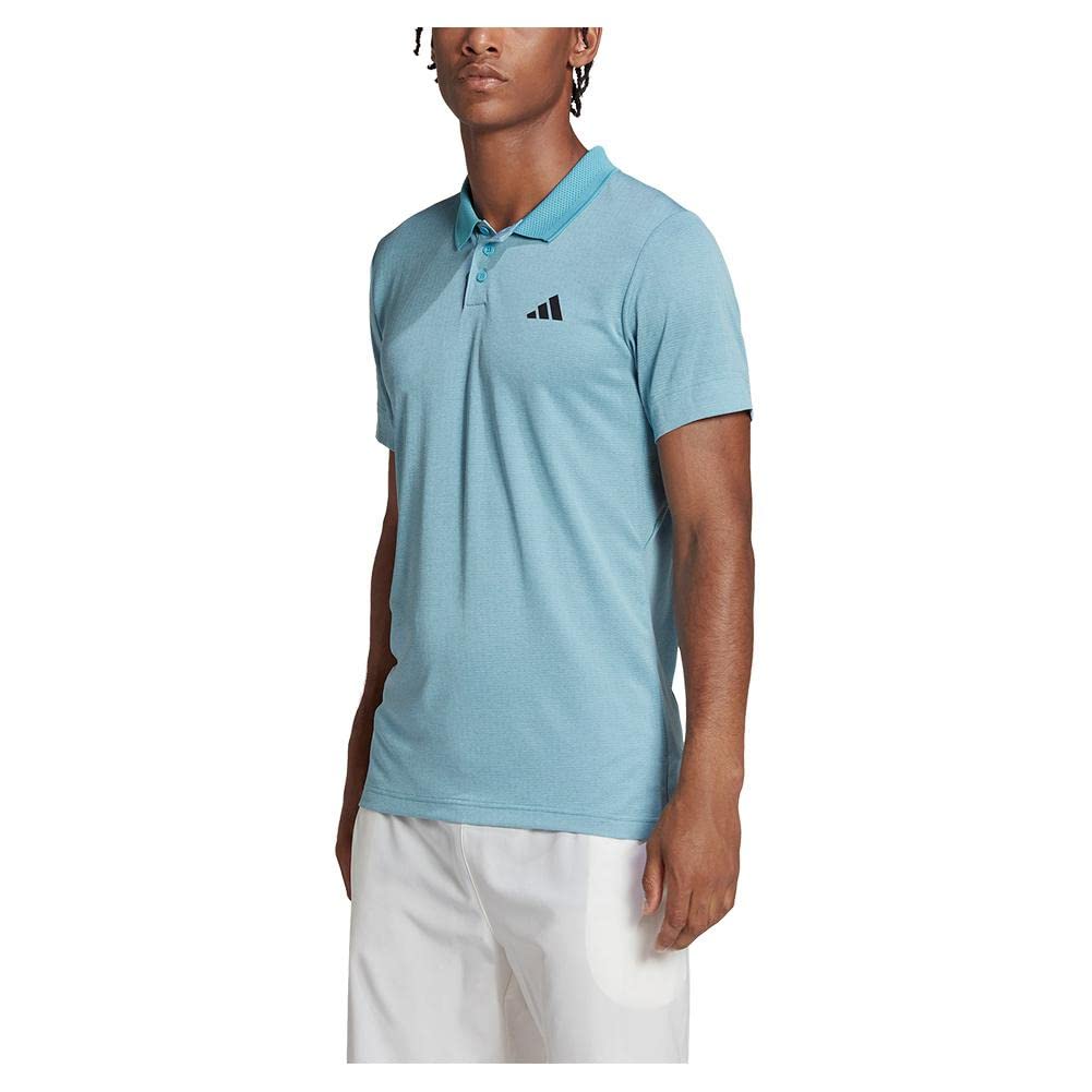 adidas Freelift - Polo da tennis da uomo, colore: Blu
