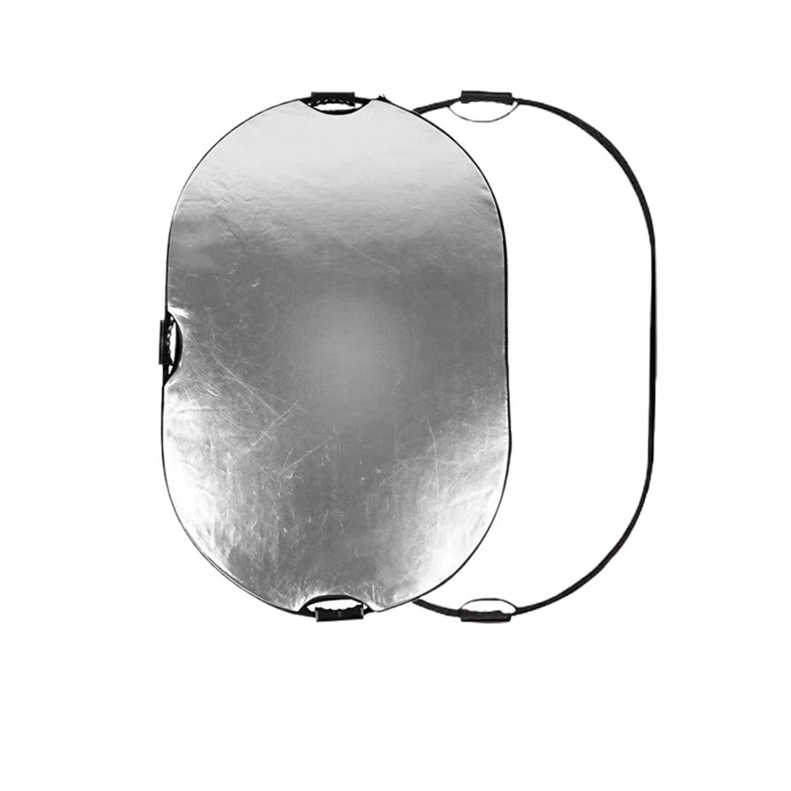 Reflector 5 en 1 Plata Blanco Oro Portátil Plegable Luz Suave Fotografía Redonda for Estudio Reflector Fotografia (Size : 90X120CM-S W)