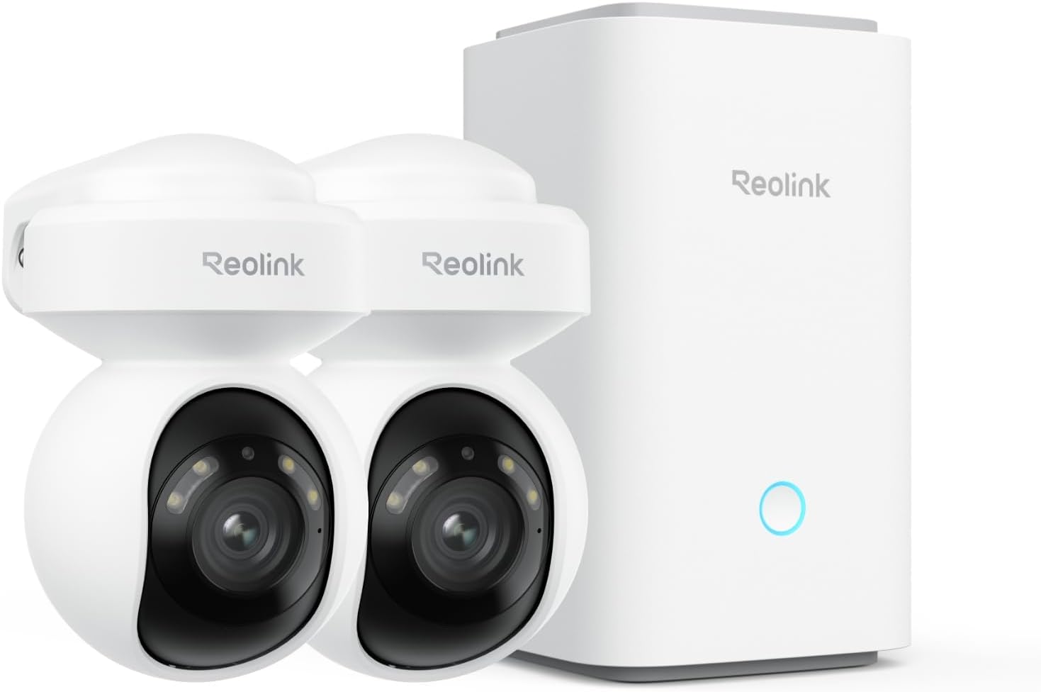 REOLINK Outdoor Security Camera System, 5MP PTZ WiFi Cameras, Plug-in Power