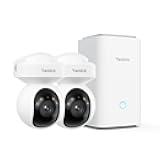 REOLINK Outdoor Security Camera System, 5MP PTZ WiFi Cameras with Auto Tracking, Plug-in Power, microSD Card Included, Supports Max.512GB×2 Storage, 24/7 Offline Recording, Home Hub with 2x E1 Outdoor