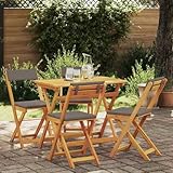 Photo Gallery llezkbr mobili da esterno-outdoor furniture sets-bistro set 5 pezzi marrone legno di acacia massello Photo Gallery llezkbr mobili da esterno-outdoor furniture sets-bistro set 5 pezzi marrone legno di acacia massello