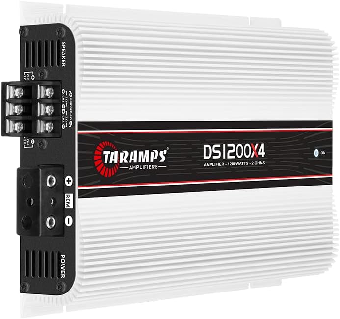 Taramps DS 1200x4 2 Ohms 4 Channels 1200 Watts Amplifier