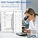 PureDrop RTW5 SGS-Tested 5 Stage Reverse Osmosis Water Filter System with Innovative Top-Mounted Faucet Design, TDS Reduction 50 GPD Under Sink RO Water Filtration Plus Extra 3 Filters