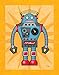 Adorable Robot Poster Set; Kids Room Decor; Four 11 x 14 Poster Prints