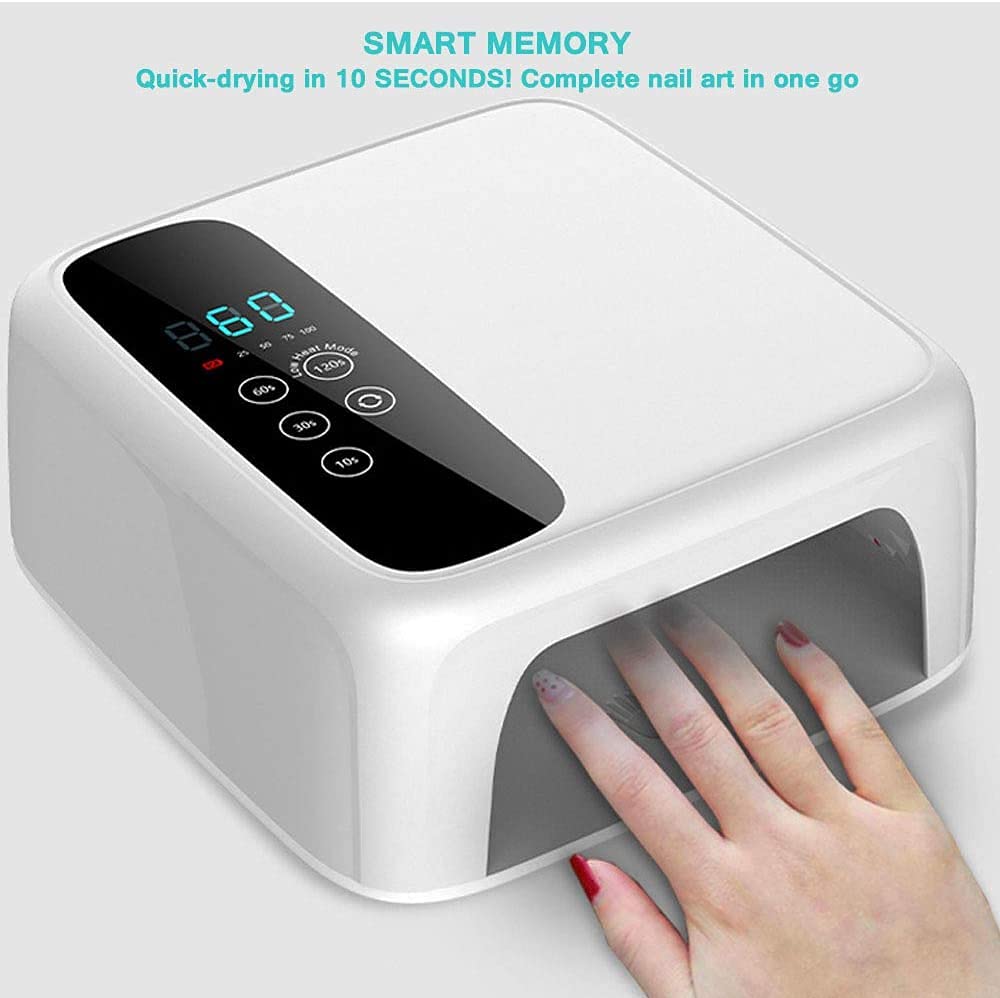 Amazon.co.jp: LUSIGA 72Wネイル硬化光充電式ポータブル 紫外線LED