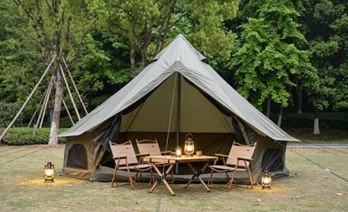 9.8FT Bell Tent with Stove Jack