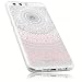 Produktbild mumbi Hülle kompatibel mit Huawei P10 Handy Case Handyhülle dünn mit Motiv Mandala rosa, transparent