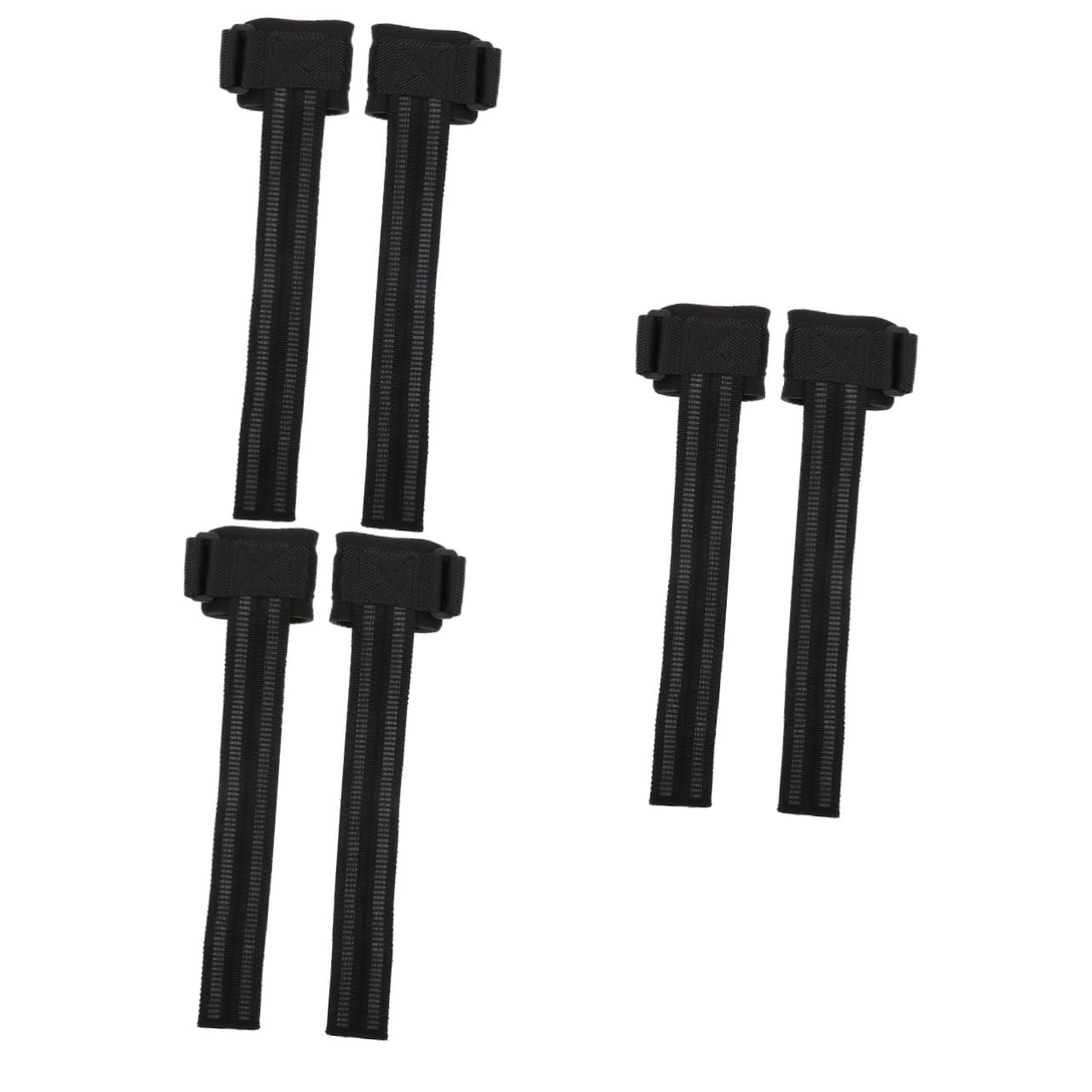 ibasenice 3 Paires Support de Poignet d'entraînement Tracer Ceintures Levage Tours Poignée de préhension Bracelet de Remise en Forme STOCHES DE LATIFIER Sangle de Fitness Nylon Noir