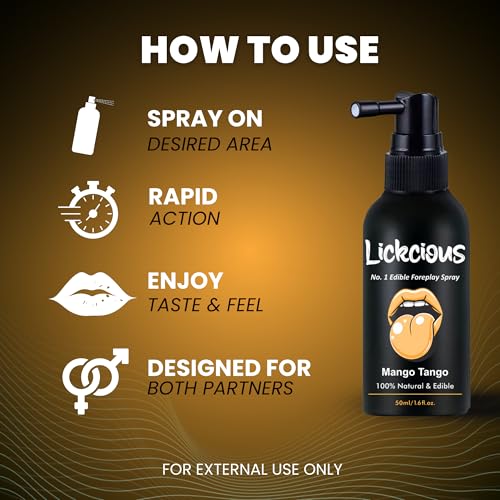 Image of Mango Tango Oral Spray for Couples | Edible Water-Based Flavoured Spray | 100% Vegan, Dermatologically & Clinically Tested | Made in India | 50 ml