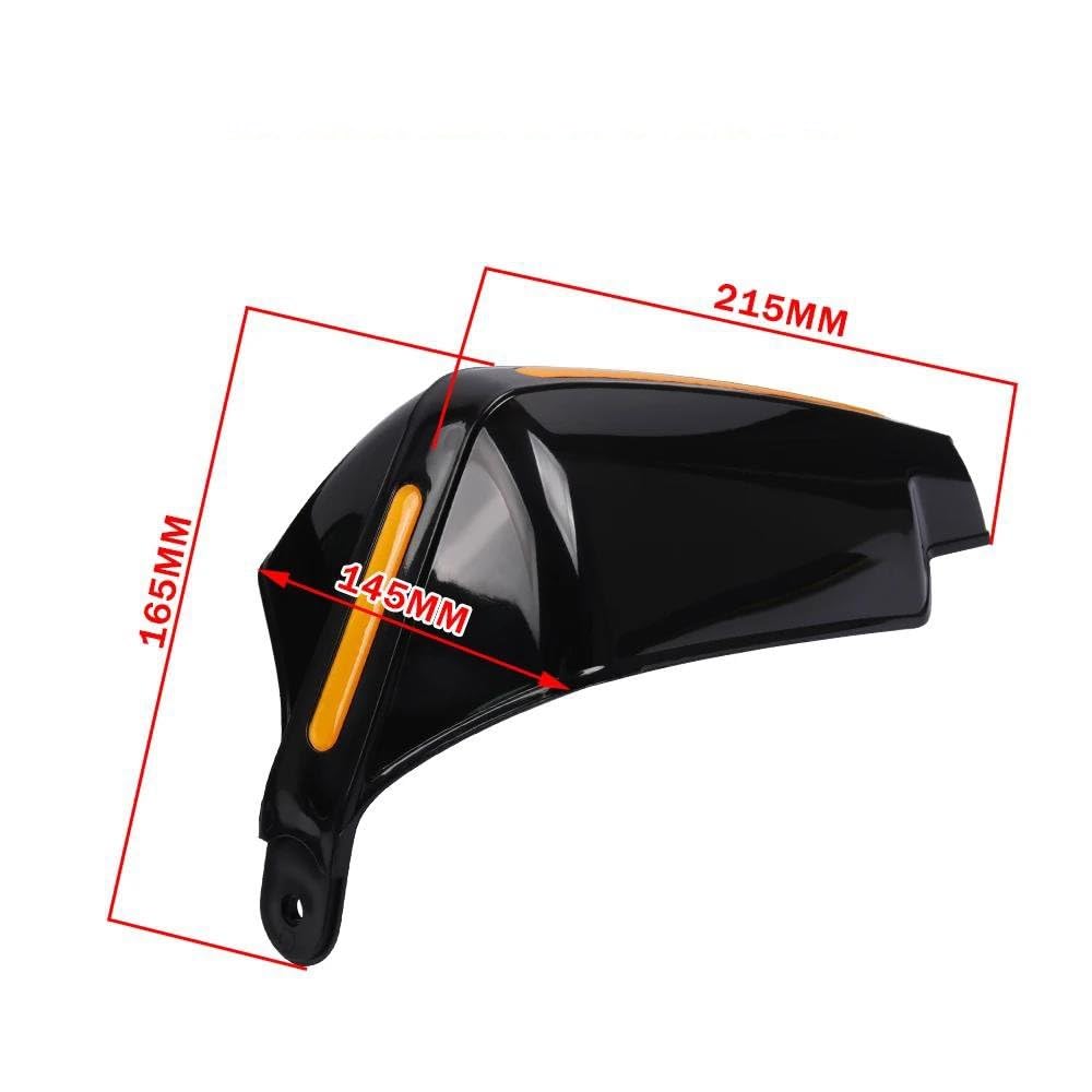 Protectores De Mano para Kymco para Super Dink 300 300i 125 Accesorios Motocicleta Guardamanos Manillar Protector Mano Moto ProteccióN De Manos(Negro)