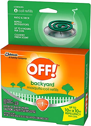 Off! Backyard Mosquito Repellent Coil Refills, Perfect for Outdoor Patios Country Fresh Scent, 6 Count (Pack of 6) - image 3
