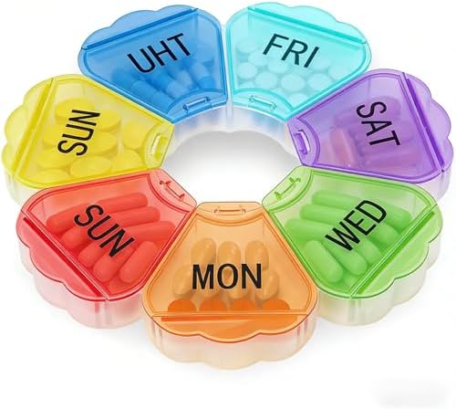 Wöchentlicher Pillen-Organizer, 7 Tage große, verdickte Pillendose ...