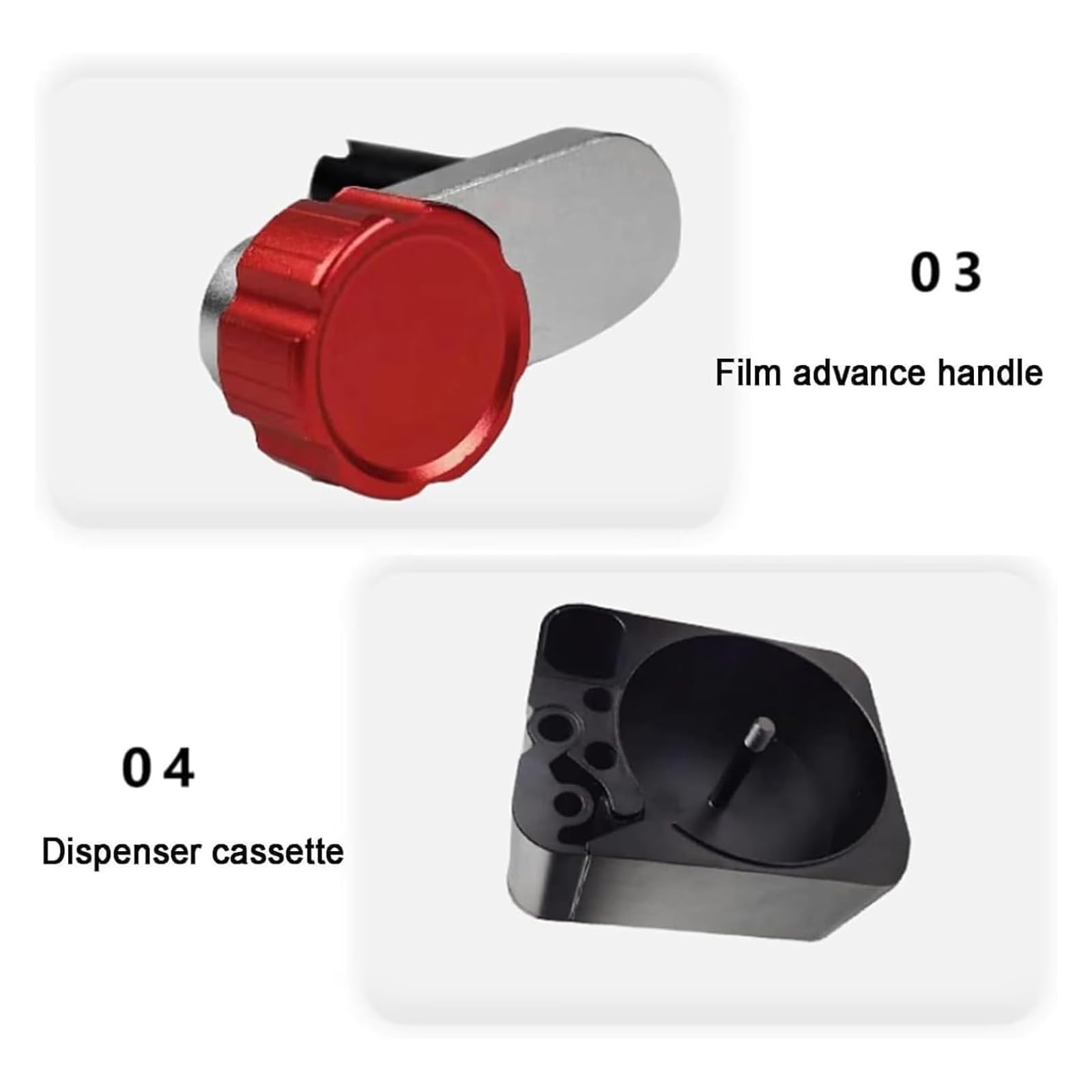 COYEUX 35-mm-kamerafilmspender, Lichtdichte Filmaufbewahrungsbox Mit Filzauskleidung, Fasst Bis Zu 30 Filme, Mit Abschließbarem Deckel Und Rückspulgriff, Professioneller Filmorganizer Für Die