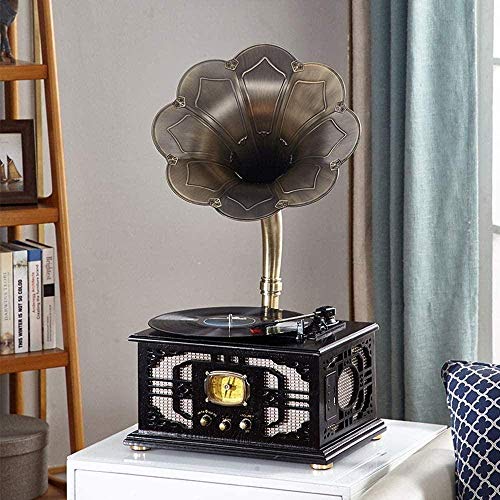 Gramophone, Tourne-Disque phonographe rétro Vintage Multifonction Vieux Radio stéréo Subwoofer Ornements platines Cadeau… - Les Beatles, Paul McCartney, John Lennon, RIngo Starr, George Harrison Gramophone, Tourne-Disque phonographe rétro Vintage Multifonction Vieux Radio stéréo Subwoofer Ornements platines Cadeau…