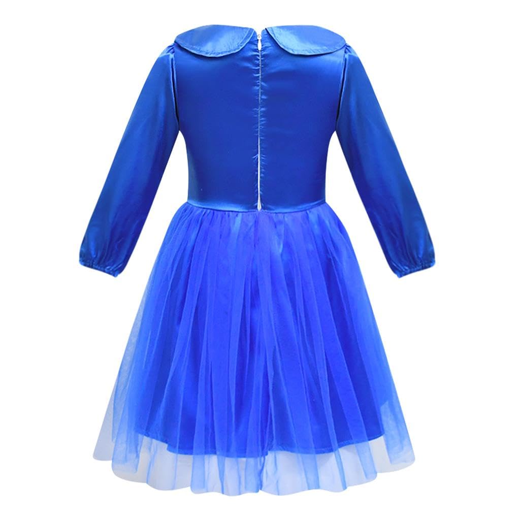 Lito Angels World Book Day Fancy Dress Up Costume Party Outfit for Kids Girls Age 2-3 Years, Blue, Dress Only - Image 2