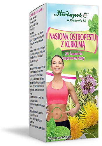 Preisvergleich Produktbild Herbapol w Krakowie SA Mariendistelsamen mit Kurkuma 30 Kapseln