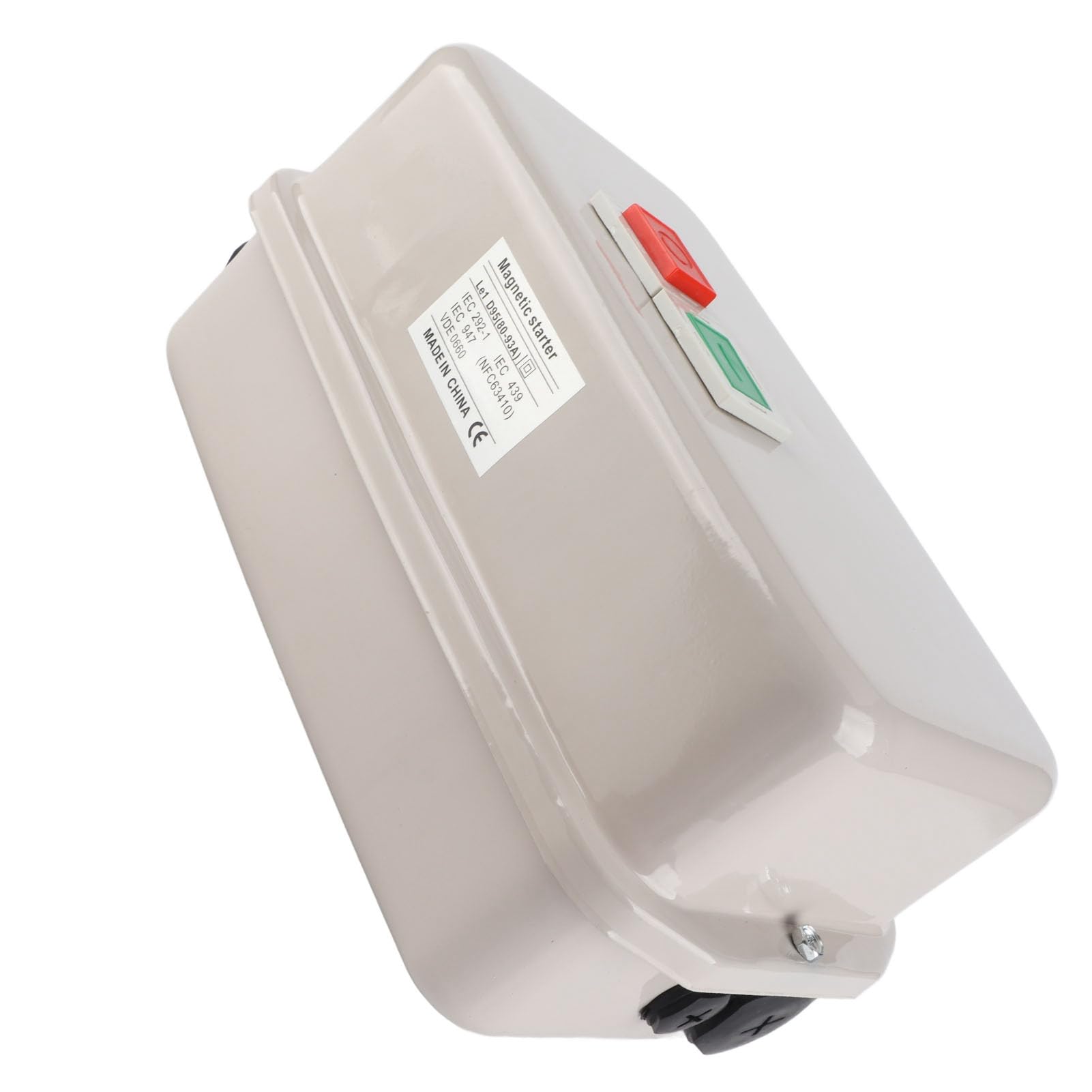 Arrancador de Motor de Arranque Magnético Arrancador de Motor Magnético Monofásico 220 V 230 V 25 KW 35 80-93A Carcasa Impermeable de Hierro con Protección contra Sob