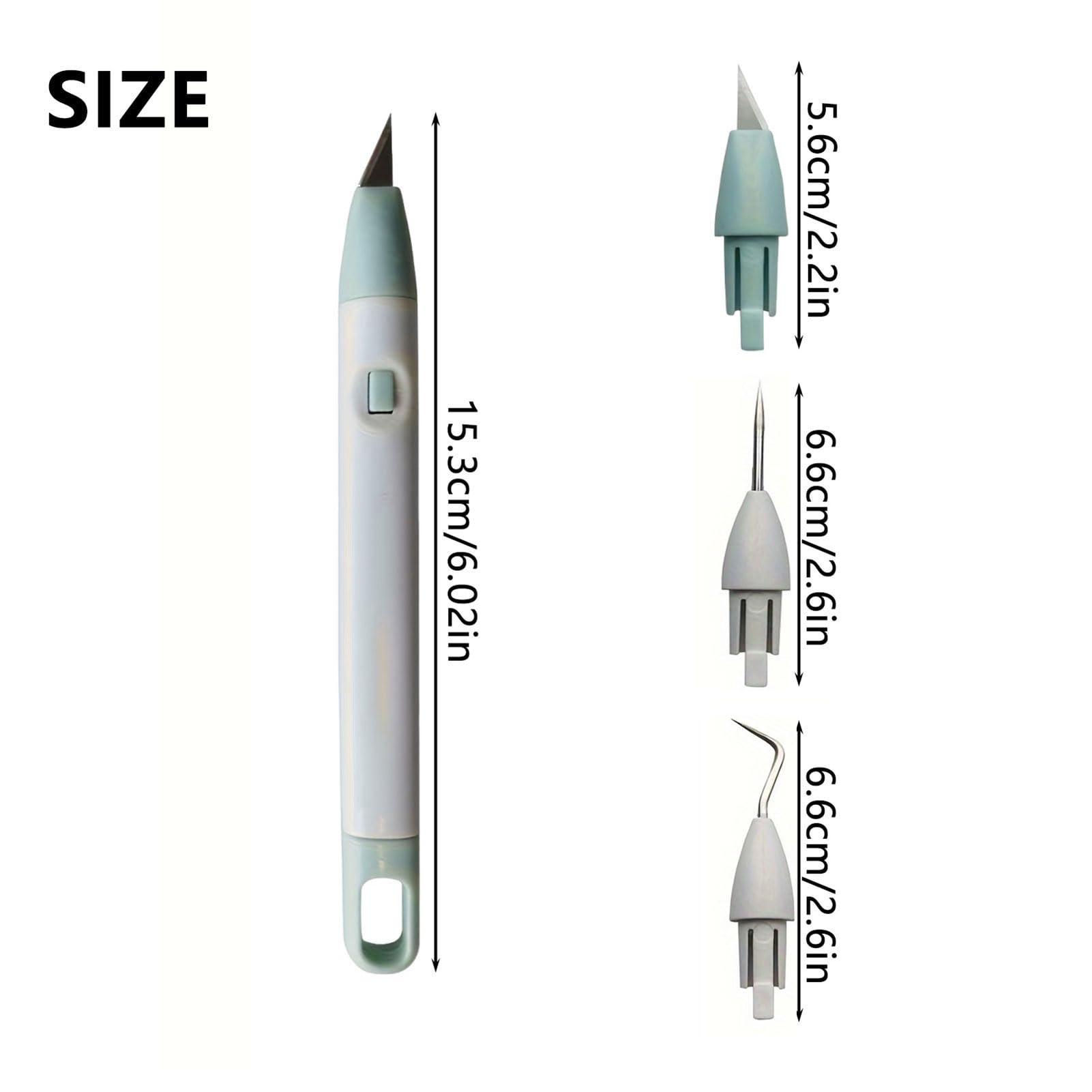 Precision Craft Vinyl Weeding Tool Set, Comes with Extra Blades and Weeding Removal Tools, Basic Weeding Tool, Suitable for Arts, Scrapbooking, Cutting Machines and DIY