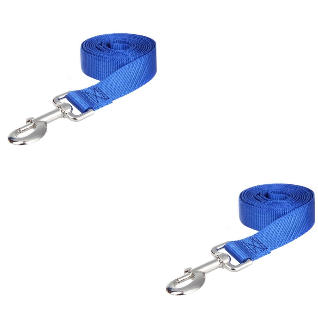 minkissy 2piezas Correa De Entrenamiento para Perros De Resistente para Adiestramiento De Mascotas Color Azul