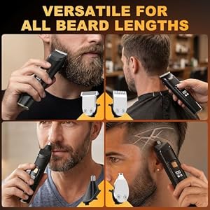 Beard Trimmer for Men, Fast Charging 4-in-1 Kit, 18 Lengths, Gift for Men — photo 4 of 6