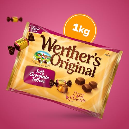 Miniatura 3 de Werther's Original - Toffee Blandos con Chocolate - 1kg - Nata- Vegetariano