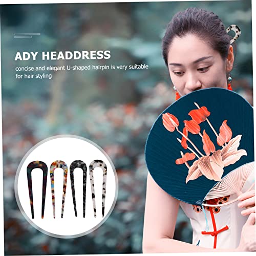 Barrettes en U pour chignon grand format assurant une tenue délicate