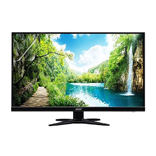 celicious Vivid Invisible Glossy HD Screen Protector Film Compatible with Acer G6 27 G276HL Kbix [Pack of 2]