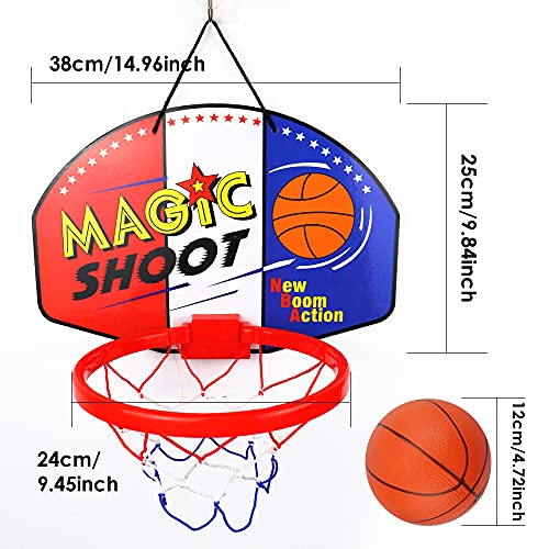 Tcotbe Indoor Mini Basketball Hoop Set.children's Toys, Basketball Board, Parent-Child Sports, Indoor Basketball. For Door And Wall Mount With Complete Accessories Basketball Toy Gifts #TOP1