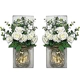 Die 2m Lichterkette im Retro Mason Jar Glas mit HOME Schriftzug beleuchtetet die Kunstpflanzen und kreiert eine einzigartige Wand Dekoration. Das warmweiße Licht dekoriert Ihren Lieblingsplatz bei Tag und gibt ein traumhaftes Licht bei Nacht