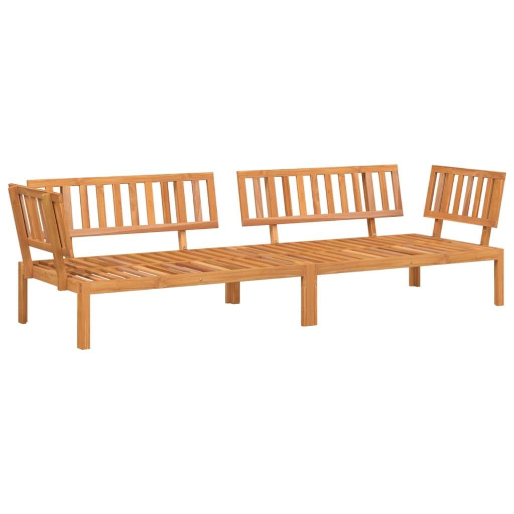 JUDYY Sofás de Esquina de palets de jardín 2 uds Madera Maciza Acacia, Sofas Exteriores De Jardin, Sofas De Terraza, Muebles Terraza Exterior - 3209432