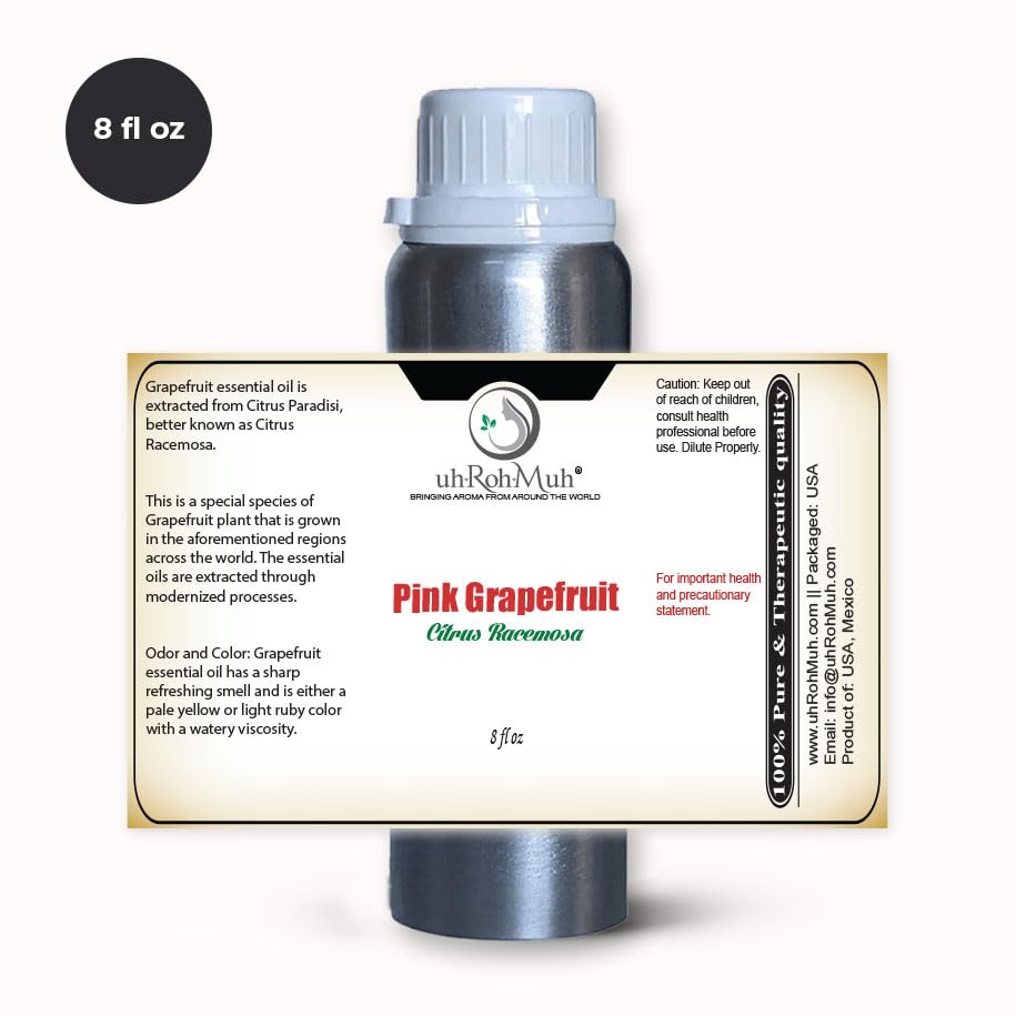 Aceite esencial de pomelo rosa cold pressed 8 Fl Oz miniatura 2