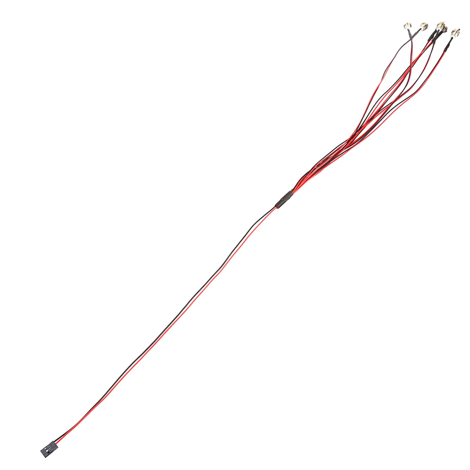 Akozon Upgraded 3-7V 6 LEDs Light Set for 1/10 RC Model Car Truck, 5mm/3mm LED Headlight Taillights - Image 3