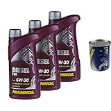 bedienungsanleitung opel corsa c 2006 1 Liter Original MANNOL Diesel TDI 5W-30 API SN/CF