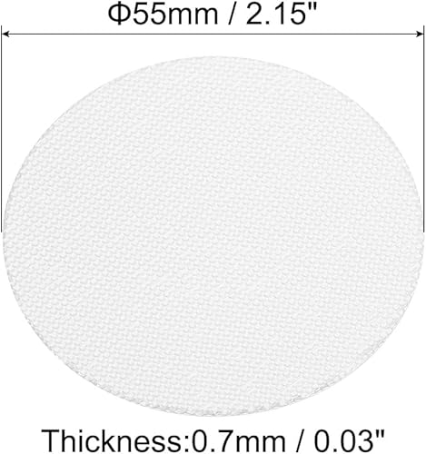 Miniatura 2 de PATIKIL Revestimiento de tapa de papel de aluminio de 2.165 in2.15 pulgadas, 100 revestimientos de sellado térmico resistentes por inducción de