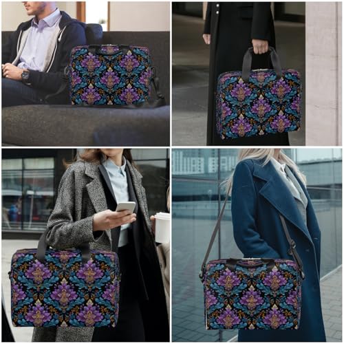 Bolso Maletín Morado Impermeable para Laptop 16 pulgadas miniatura 2