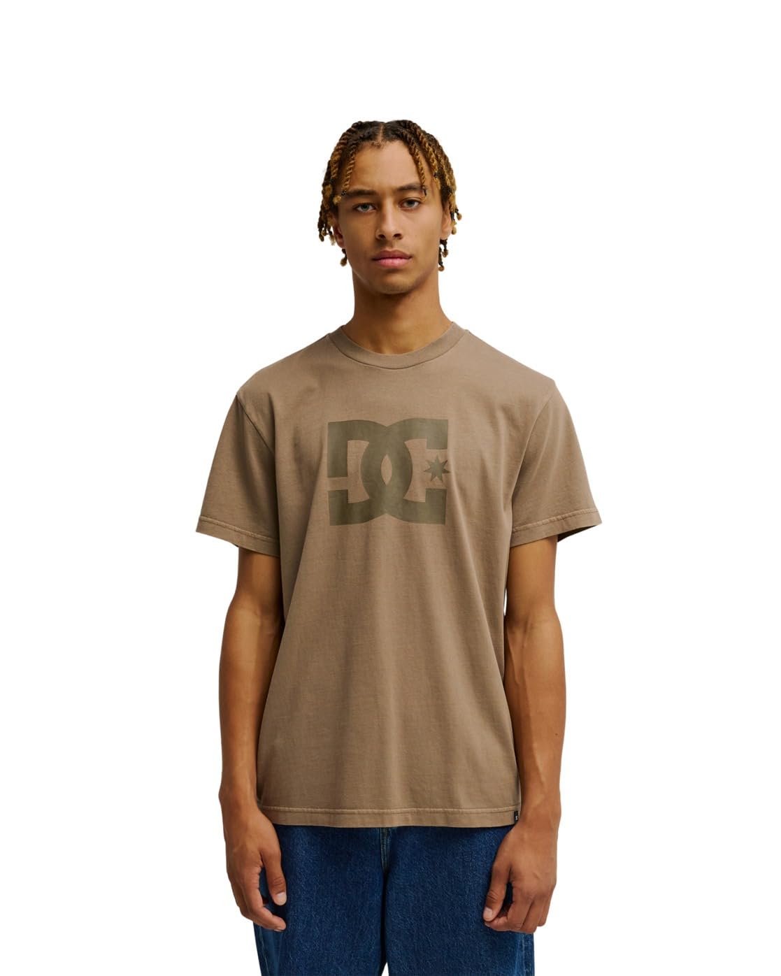 Dcshoes Short Sleeve T-Shirt DC Star Pigment DYE HSS Mens Black M