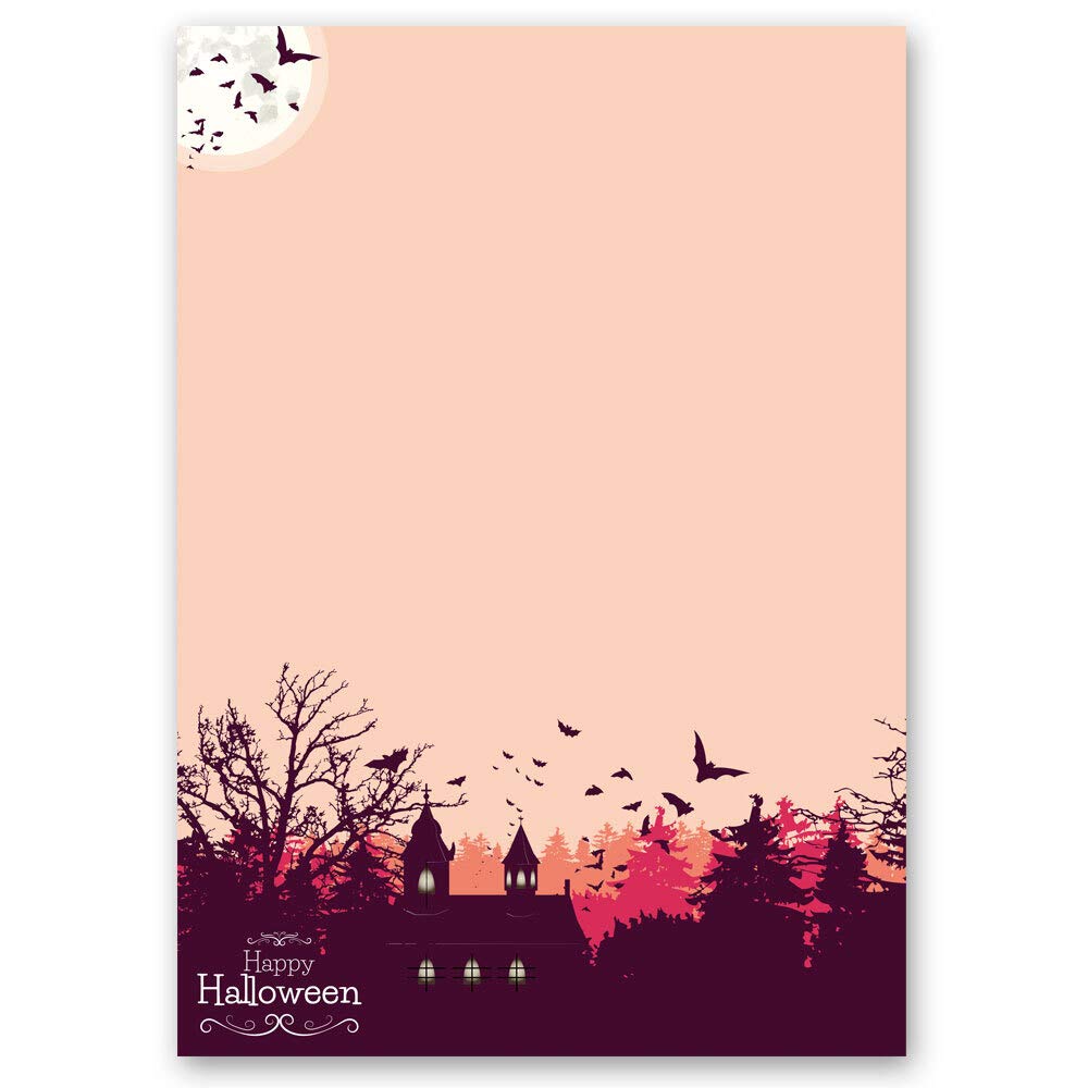 Motif Letter Paper! Seasons - Autumn Happy Halloween 20 Sheets DIN A4 - Paper-Media — image 1