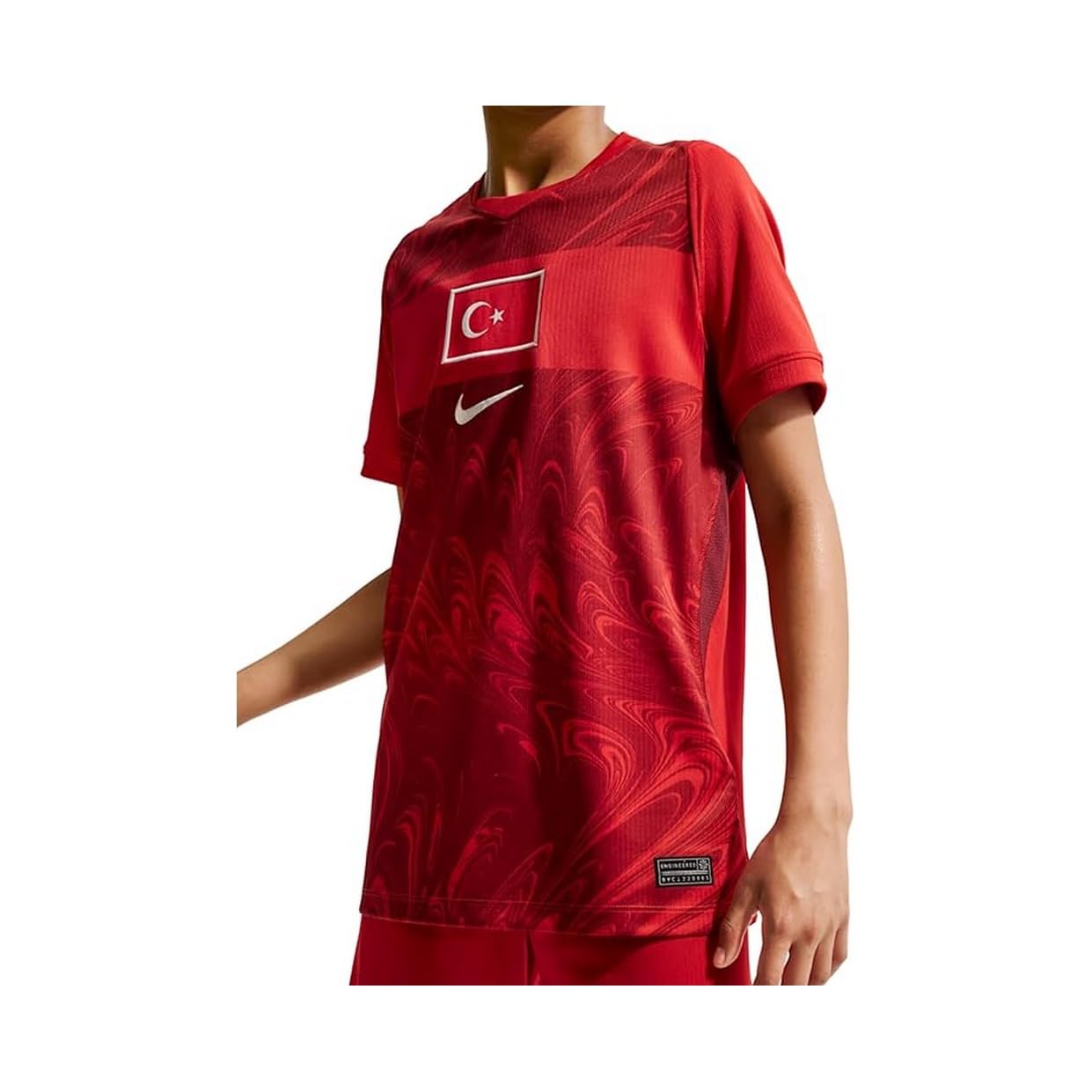 Nike Unisex Kinder Turkey National Team Dri-fit Stadium Home T-Shirt (1er Pack)