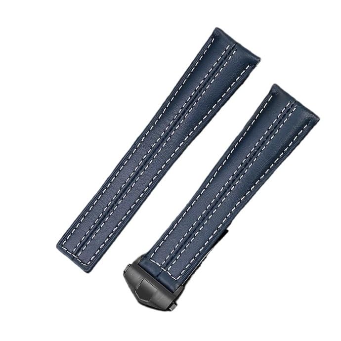 Gumowa opaska na nadgarstek pasuje do TAG Heuer Concept 300 gumowy pasek do zegarka łuk usta pasek 22 mm męska opaska na nadgarstek (szary sk)